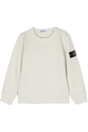 Stone Island Compass badge organic cotton sweatshirt