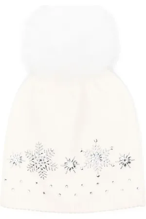 MONNALISA Pompom knitted beanie
