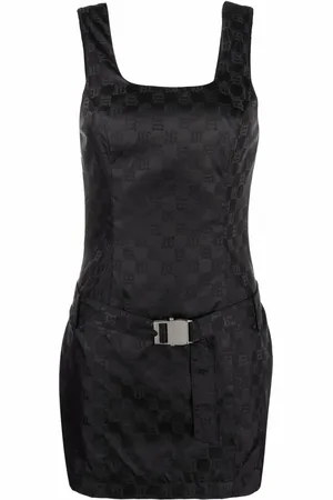 MISBHV Monogram jacquard mini dress