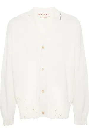 Marni V-neck cotton cardigan