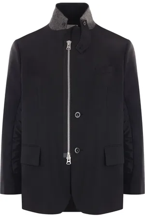 SACAI High-neck zip-up blazer