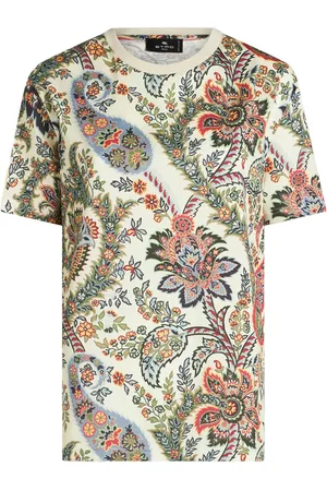 Etro Paisley-print cotton T-shirt