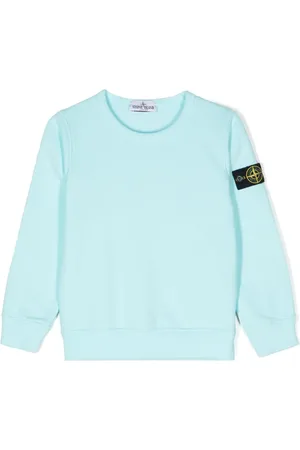 Stone Island Compass-badge cotton sweatshirt