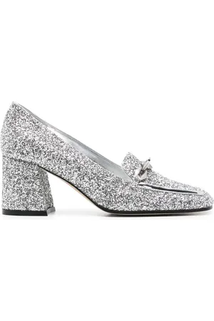 Jimmy Choo Diamond Tilda 65mm glitter pumps