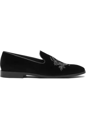 VERSACE Medusa Milano velvet slippers