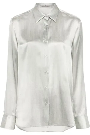 ERMANNO SCERVINO Weave-print silk shirt