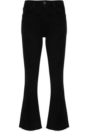 Frame Le Crop Mini Boot Raw Fray jeans