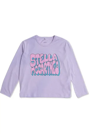Stella McCartney Graphic-print long-sleeve cotton T-shirt