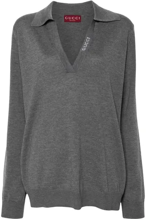 Gucci Intarsia-logo wool jumper