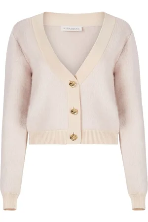 Nina Ricci Mohair blend V-neck cardigan