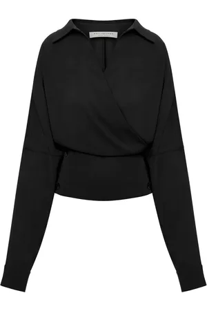 Serafini Panelled V-neck blouse