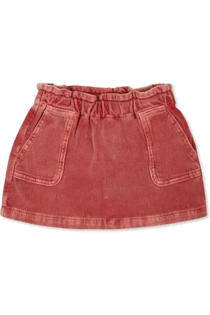 Etro Logo-embroidered cotton-blend skirt