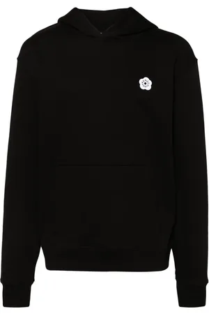Kenzo Boke Flower-patch cotton hoodie
