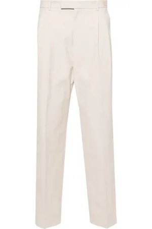 Gucci Pleat-detail cotton trousers