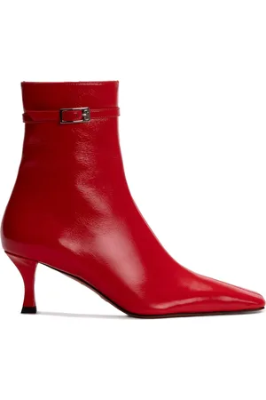 Proenza Schouler Trap leather ankle boots