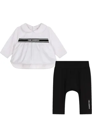 Karl Lagerfeld Logo-print cotton leggings set