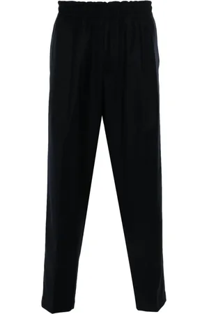 BRIGLIA Elasticated-waist tapered trousers