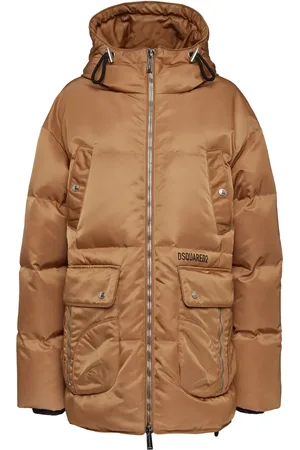 Dsquared2 Quilted hooded coat