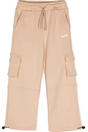 Msgm Logo-print cargo pants