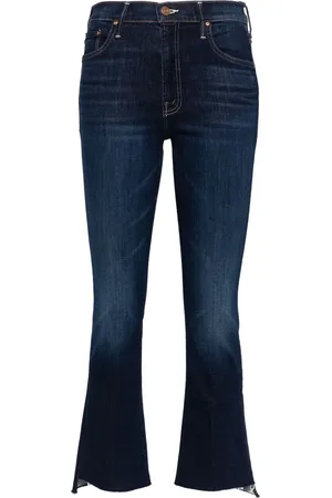 Mother Insider high-rise cropped jeans