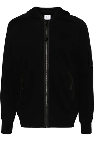 C.P. Company Lens-detailed cotton hoodie