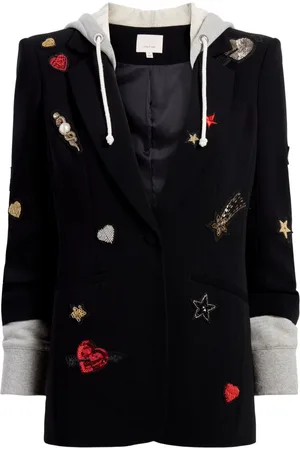 Cinq A Sept Nebula hooded Khloe blazer