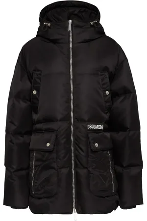Dsquared2 Quilted hooded coat