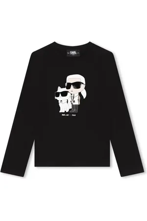Karl Lagerfeld Ikonik Karl-print long-sleeved T-shirt