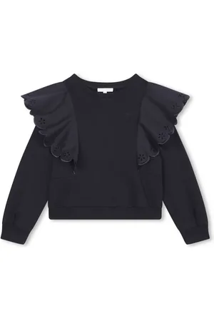 Chloé Ruffled cotton sweatshirt