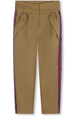 Karl Lagerfeld Stripe-detailing cotton trousers
