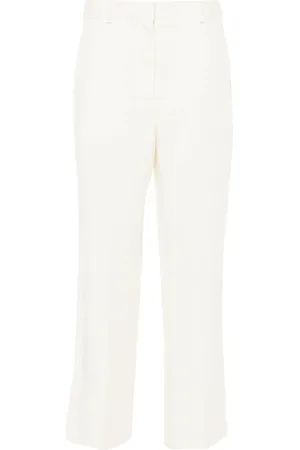 Totême Straight-leg cropped trousers