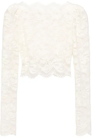 Paco rabanne Cropped lace blouse