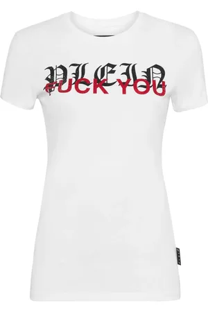 Philipp Plein Lettering cotton T-shirt