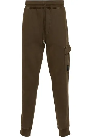 C.P. Company Lens-detail fleece track pants