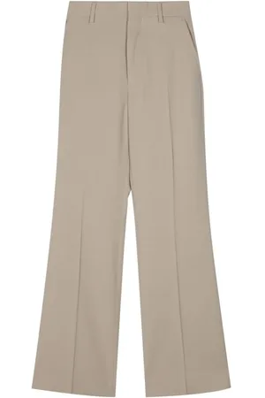 Ami Flared twill trousers