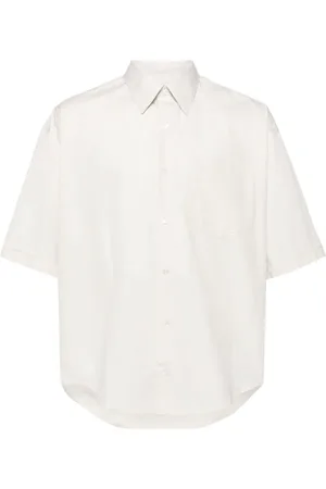 Ami Ami de Coeur-embroidered poplin shirt