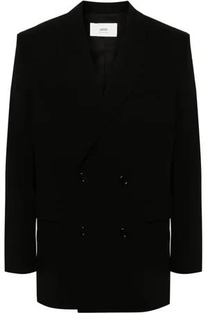 Ami Double-breasted virgin wool blazer