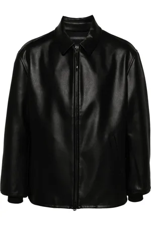 Y-3 Pleather faux-leather jacket