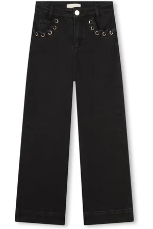 Michael Kors Eyelet-detail cotton jeans
