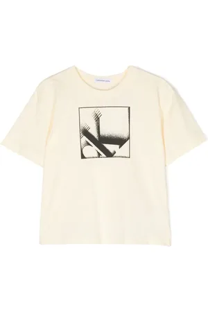 Calvin Klein Logo-stamp cotton T-shirt