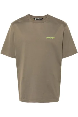 Palm Angels Embroidered-logo cotton T-shirt