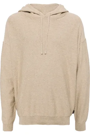 IRO Ribbed-edge knitted hoodie