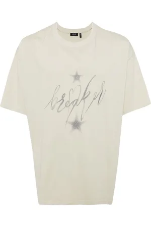 FIVE CM Glitter-detailing graphic-print T-shirt