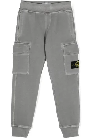 Stone Island Compass-badge cargo track pants