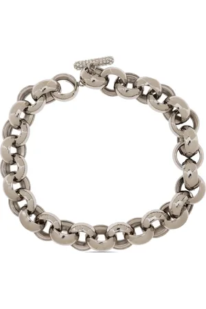 Marni Crystal-embellished choker chain necklace