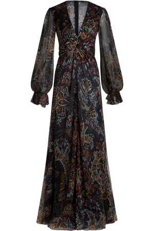 Etro Paisley printed silk dress