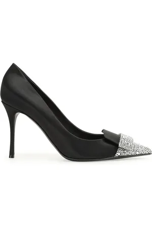 Sergio Rossi Embellished 90mm leather shoes