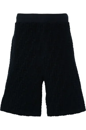 Fendi FF-motif terry bermuda shorts