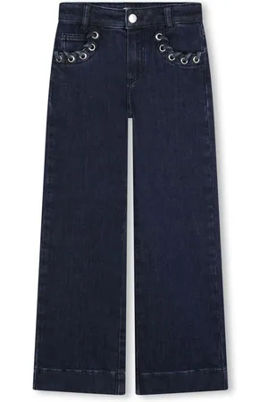 Michael Kors Eyelet-detail cotton jeans