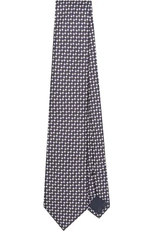 Giorgio Armani Patterned-jacquard silk tie